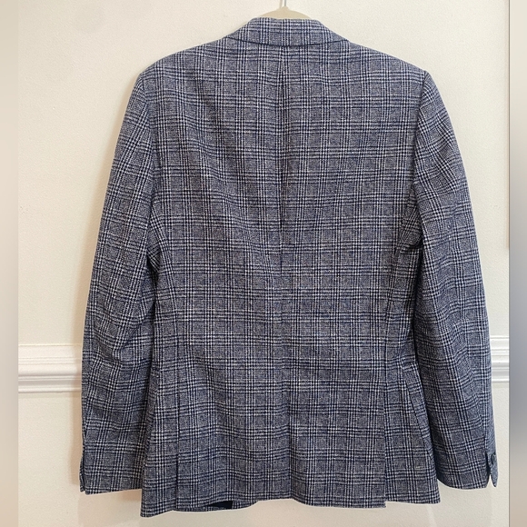 Reiss Glen Plaid Slim Fit Blazer Size 36R - Picture 6 of 12